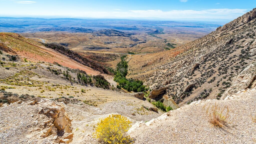 Typical landscape you will see trying to reach Cloud Peak on Bighorn Mountains