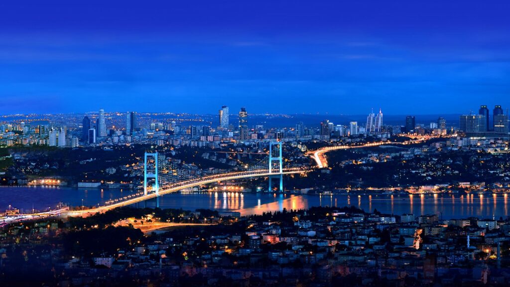 Istanbul at night