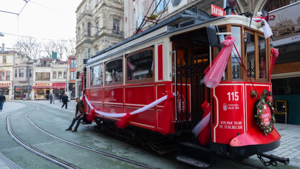Traditional tram Istanbul