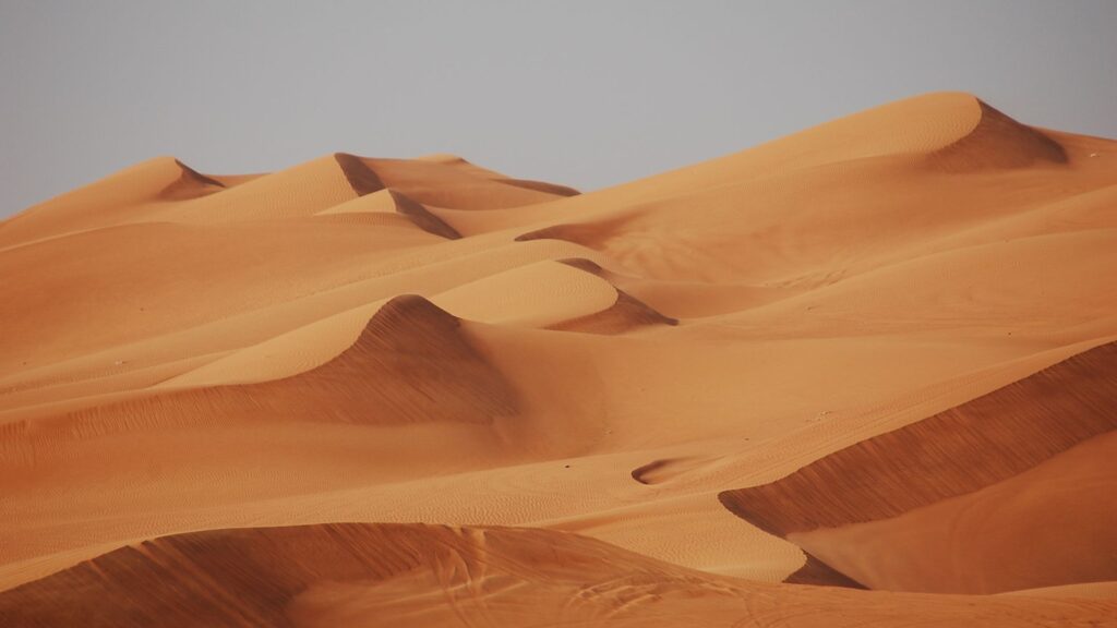 A pretty but not hospitable hot desert