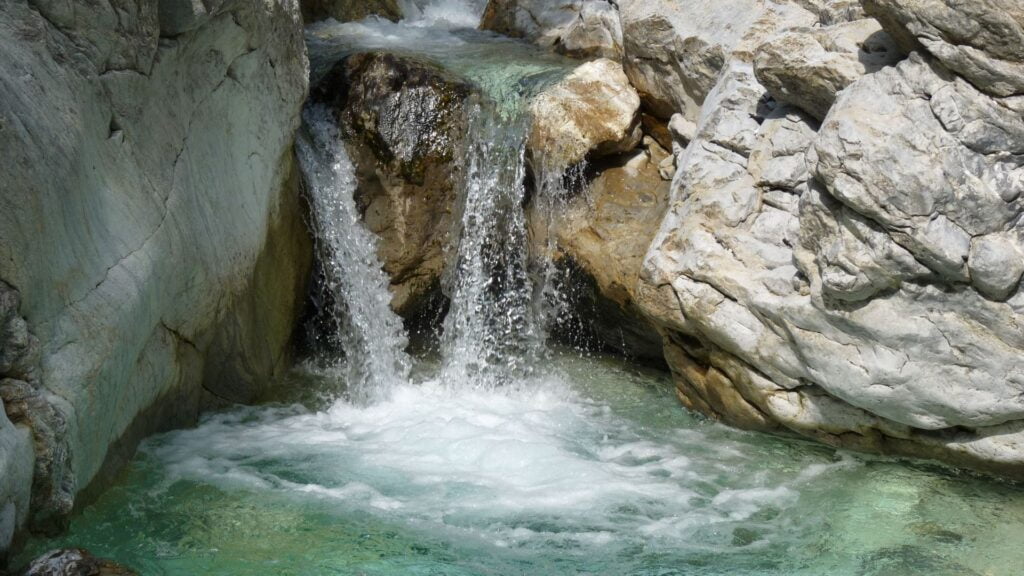 Don't drink from a river without a certified water filter