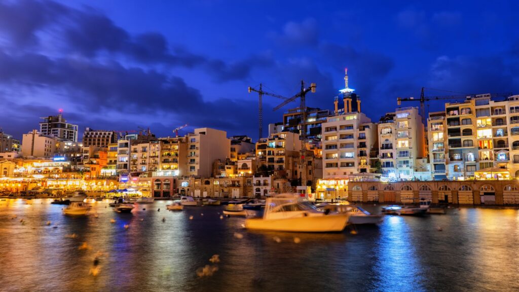 Paceville district, St. Julian, Malta